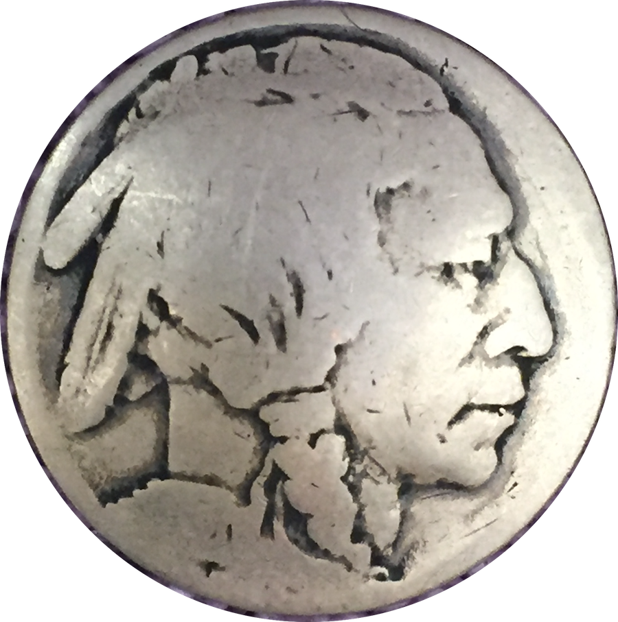 パルナシウス・ジャックエモンティー（オス、インド/ヒマチェル） Re-Stocked, Authentic Indian Head Nickel SCREW-BACK 7/8