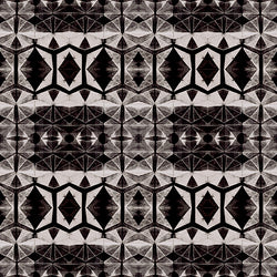 Shibori Diamond Black/Brown Espresso Cotton Print, by Kim Eichler-Messmer, 44" Wide, By the Yard # 1444