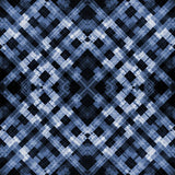 'Shibori Plaid Indigo' Cotton Print of Shibori, by Kim Eichler-Messmer, 44" Wide, By the Yard # 1458