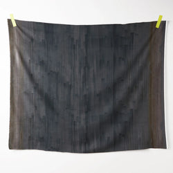 SALE, Brushstrokes, Black-Brown Cotton/Silk Blend, Touch A Cord by Naomi Ito/Nani Iro Japan, 47" Wide By the Yard #391 C