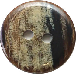 Sale, LARGE 1-3/4" Faux Horn "Stratus", 2-Hole 45mm Round Button, #SK-339