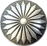 STERLING Mesa Sunflower Concho Tiny 1/2" Screw-Back,  #SW-343