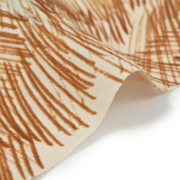 SALE, Brown/Ivory "Good Sign" Cotton Double Gauze from Japan by Nani Iro, 41" Wide By the Yard #EGX-11140-1D
