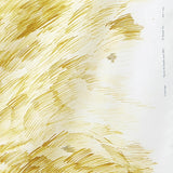 SALE, Golden Olive Sketch-Marks Artisan Cotton Double Gauze from Japan, 'Good Sign' by Nani Iro, 41" Wide By the Yard #EGX-11140-1C