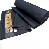 ENTIRE LARGE BOLT Vintage Indigo/Black Midnight Kimono Silk Bolt, 22 yards 15" wide. #230