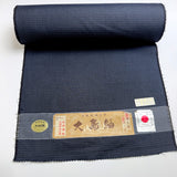 ENTIRE LARGE BOLT Vintage Indigo/Black Midnight Kimono Silk Bolt, 22 yards 15" wide. #230