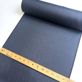 ENTIRE LARGE BOLT Vintage Indigo/Black Midnight Kimono Silk Bolt, 22 yards 15" wide. #230