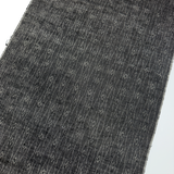 Charcoal Handloom Ikat, Wavy Lines + Diamonds Kimono Silk from Japan By the Yard #236