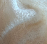 Wool Knit Gauze, Semi-Sheer Natural White Soft Fluffy Drapey 100% Wool 55" Wide By the Yard  #4C000