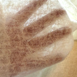 Wool Knit Gauze, Semi-Sheer Natural White Soft Fluffy Drapey 100% Wool 55" Wide By the Yard  #4C000