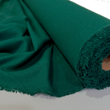 Forest Green Raw Silk Noil 45" Wide By the Yard  #20405
