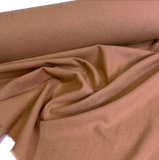 Cork Brown Raw Silk Noil 45" Wide By the Yard  #20522