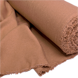 Cork Brown Raw Silk Noil 45" Wide By the Yard  #20522