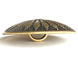 Re-Stocked Mesa Sunflower 1" Brass w. Large Shank Concho Button  #SW-313