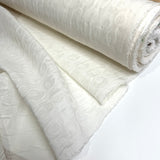 Moonclouds Textured 55%Silk/45% Linen Mid-Lightweight White 45" Wide By the Yard  #16K000
