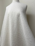 Moonclouds Textured 55%Silk/45% Linen Mid-Lightweight White 45" Wide By the Yard  #16K000