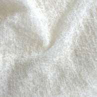 Wool Knit Gauze, Semi-Sheer Natural White Soft Fluffy Drapey 100% Wool 55" Wide By the Yard  #4C000