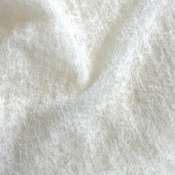 Wool Knit Gauze, Semi-Sheer Natural White Soft Fluffy Drapey 100% Wool 55" Wide By the Yard  #4C000