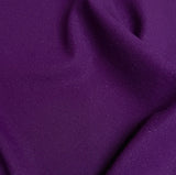 Purple Eggplant Raw Silk Noil 45" Wide By the Yard  #20853