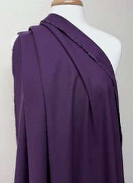 Purple Eggplant Raw Silk Noil 45" Wide By the Yard  #20853
