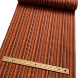 Autumnal Yarn-Dyed Stripe, Soft Vintage Kimono Silk from Japan By the Yard   #831