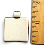 Antelope Porcelain Pendant, Clay River Designs  1.5"