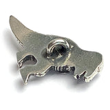 Dinosaur Button T-Rex Pewter 1-3/8" Shank Back, Re-Stocked
