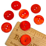 Re-Stocked Red River Shell 5/8" 2-hole Button, Pack of 8 for $8.00  #1792