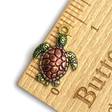 Re-Stocked Turtle CHARM 3/4" by Susan Clarke  #SC-635