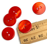 Red River Shell 11/16" /18mm 2-hole Button, Pack of THREE Buttons  #1768