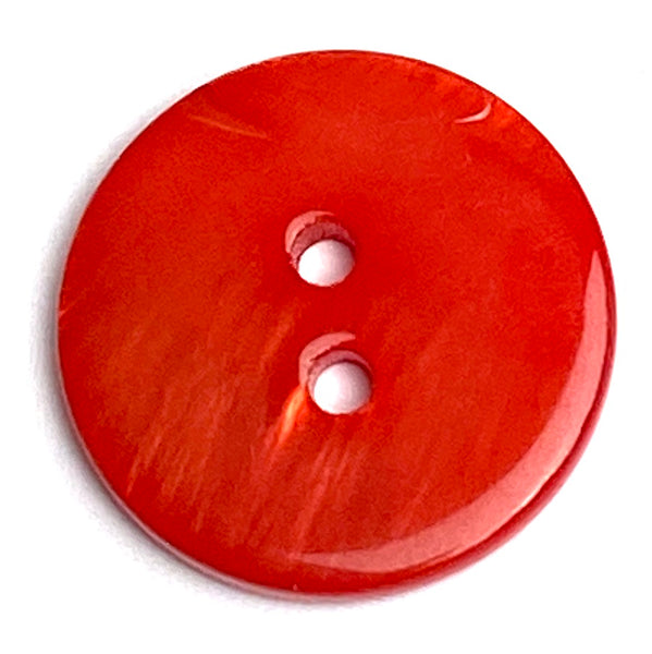 Red River Shell 11/16" /18mm 2-hole Button, Pack of THREE Buttons  #1768