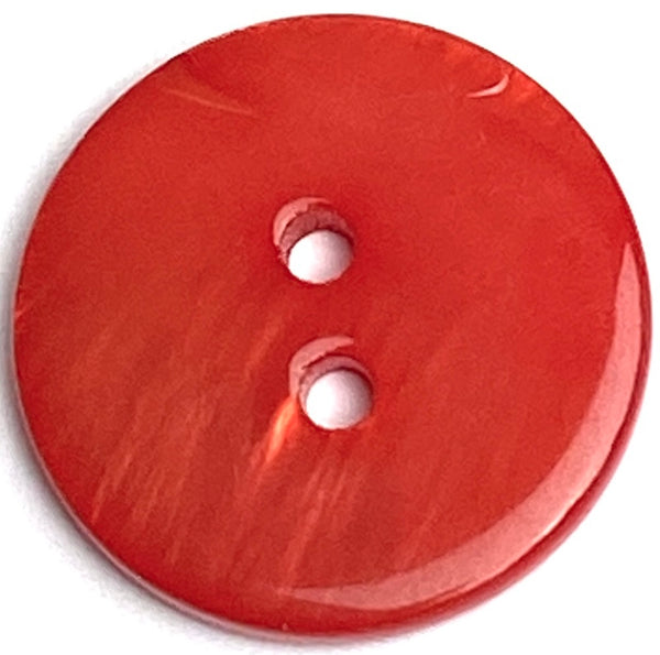 Re-Stocked, Red River Shell 11/16" /18mm 2-hole Button, Pack of THREE Buttons  #SK-1768