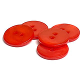 Red River Shell 11/16" /18mm 2-hole Button, Pack of THREE Buttons  #1768