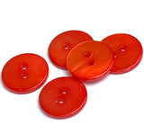 Red River Shell 11/16" /18mm 2-hole Button, Pack of THREE Buttons  #1768