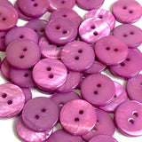 Lilac River Shell 5/8" 2-hole Button, Pack of 8 for $8.25   #1780