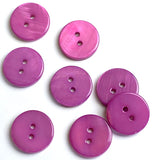 Lilac River Shell 5/8" 2-hole Button, Pack of 8 for $8.25   #1780