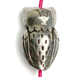 Horned Owl Pewter Bead from Green Girl Studios 11/16"  #G-172