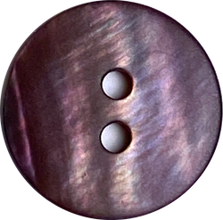 Re-Stocked, Purple Velvet Rustic Natural Agoya Shell 5/8" 2-hole Button, Pack of 8 #1222