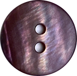 Re-Stocked, Purple Velvet Rustic Natural Agoya Shell 5/8" 2-hole Button, Pack of 8 #1222
