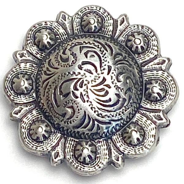 CONCHO CLASSIC - SILVER PEACE NECKLACE