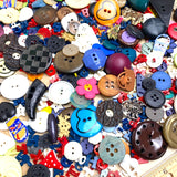 Button Fun Mix, Kids, Hearts, Letters, Animals Etc. ONE POUND of New Plastic Buttons, Samples and Overruns  #PIE-6