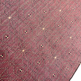 Dusty Mulberry Asanoha Hemp Leaf Ikat, Vintage Kimono Silk from Japan By the Yard  # 836
