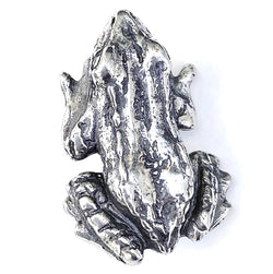 Frog Button, Pewter 7/8" Shank Back   # DN-FRG