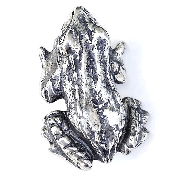 Frog Button, Pewter 7/8" Shank Back   # DN-FRG
