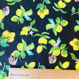 DEEPER SALE, Lemon Thief Cotton/Linen Lightweight Canvas from Japan, 42" Wide By the Yard