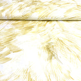 SALE, Golden Olive Sketch-Marks Artisan Cotton Double Gauze from Japan, 'Good Sign' by Nani Iro, 41" Wide By the Yard #EGX-11140-1C