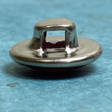 Smaller Size, Pink Pearl/Metal Western Shirt Buttons Not Snaps, Shank Back 11mm / 7/16", Pack of 12 #KB-941