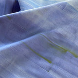 Running Low, Light Blue, Cotton/Silk Blend, "Touch a Cord" Naomi Ito/Nani Iro Japan, 47" Wide By the Yard #391 B