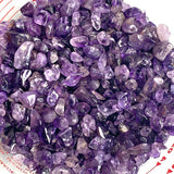 CLEARANCE AMETHYST Polished Tumbled Chip Beads, Small Holes, Over 1,000, 7.7 ounces LOTS of THEM  #CL-15