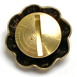 Repousse 8 Petals Southwest BRASS Concho 5/8" / 16mm SCREW BACK  # SW-329-DF-08
